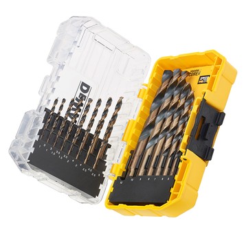 Zestaw wierteł do metalu 23szt BLACK&GOLD DeWALT