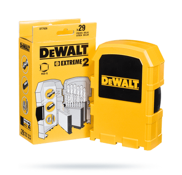 Zestaw wierteł do metalu 29szt EXTREME DeWALT