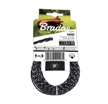 Żyłka tnąca TWIST 2,7mmx15mb (10) BRADAS